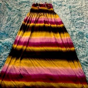 Spaghetti strap maxi dress, never worn